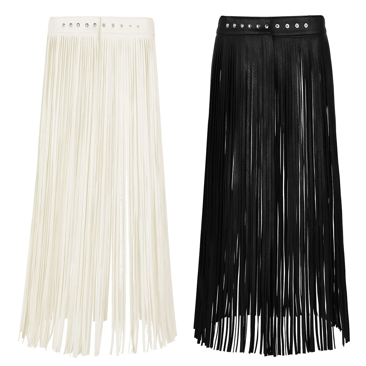 New Brand Women Ladies Fashion Long Wide Belts Faux Leather High Waist Skirt Hippie Boho Waistband Fringe Tassel Belt | Женская одежда