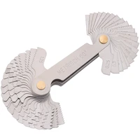 52 blades thread measuring gage 60 55 degree metric whitworth screw pitch gauge for measure tool