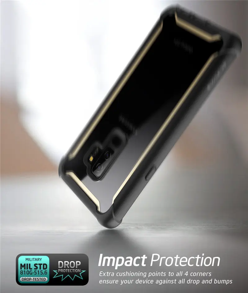 Для samsung Galaxy S9 Plus чехол выпуск i-Blason Ares полный корпус Прочный Прозрачный Бампер чехол со встроенной защитной пленкой