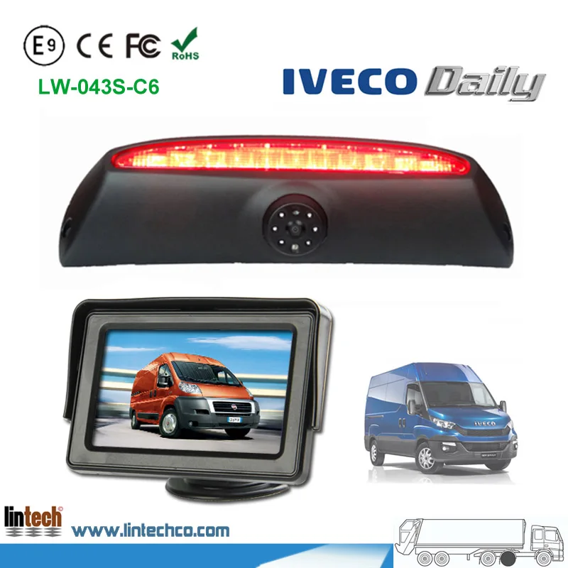 4 3 &quotпанель монитора система стоп сигнала камеры для Ивеко Дейли Ван|camera van|iveco daily