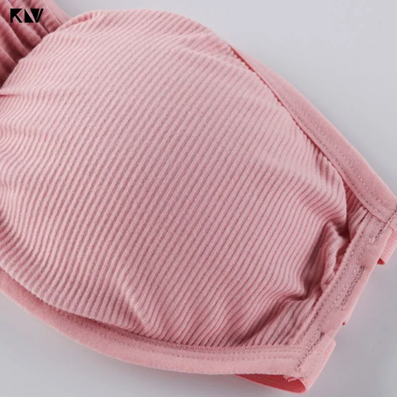 Бюстгальтер без бретелек с рюшами и чашками пуш-ап | Женская одежда