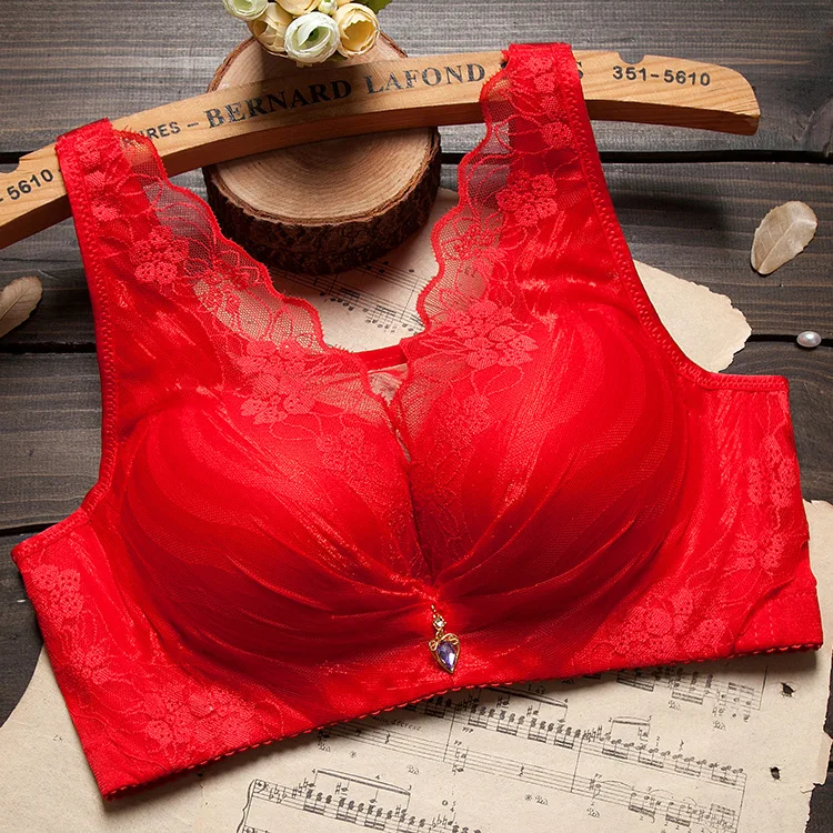 Без косточек Женский хлопковый бюстгальтер кружевной Регулируемый Тип