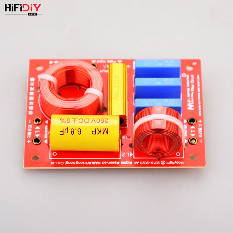 HIFIDIY LIVE 2Way 2 блок(твитер+ бас динамик) кроссовер с делителем частоты фильтры B-208C Hi-Fi динамик s объемный Настольный аудио