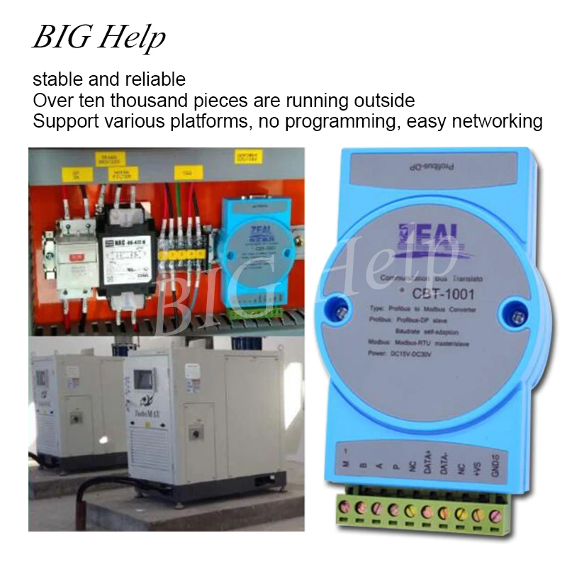 PROFIBUS DP в Modbus RTU RS485 протокол конвертер шлюз автобус мост модуль CBT1001|Детали для