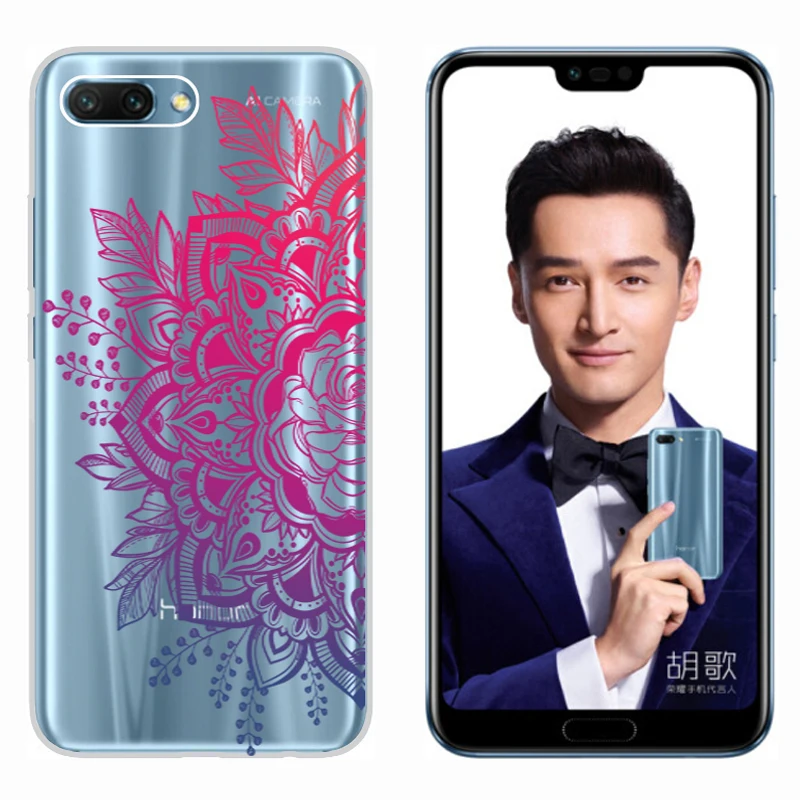 Мягкий чехол из ТПУ для Huawei Honor 10 5 84 дюйма прозрачные силиконовые чехлы накладки