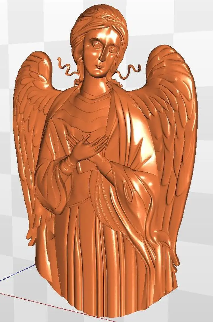 Angel_1 artcam модель для женских форматов файлов STL|artcam models|for cncartcam files |