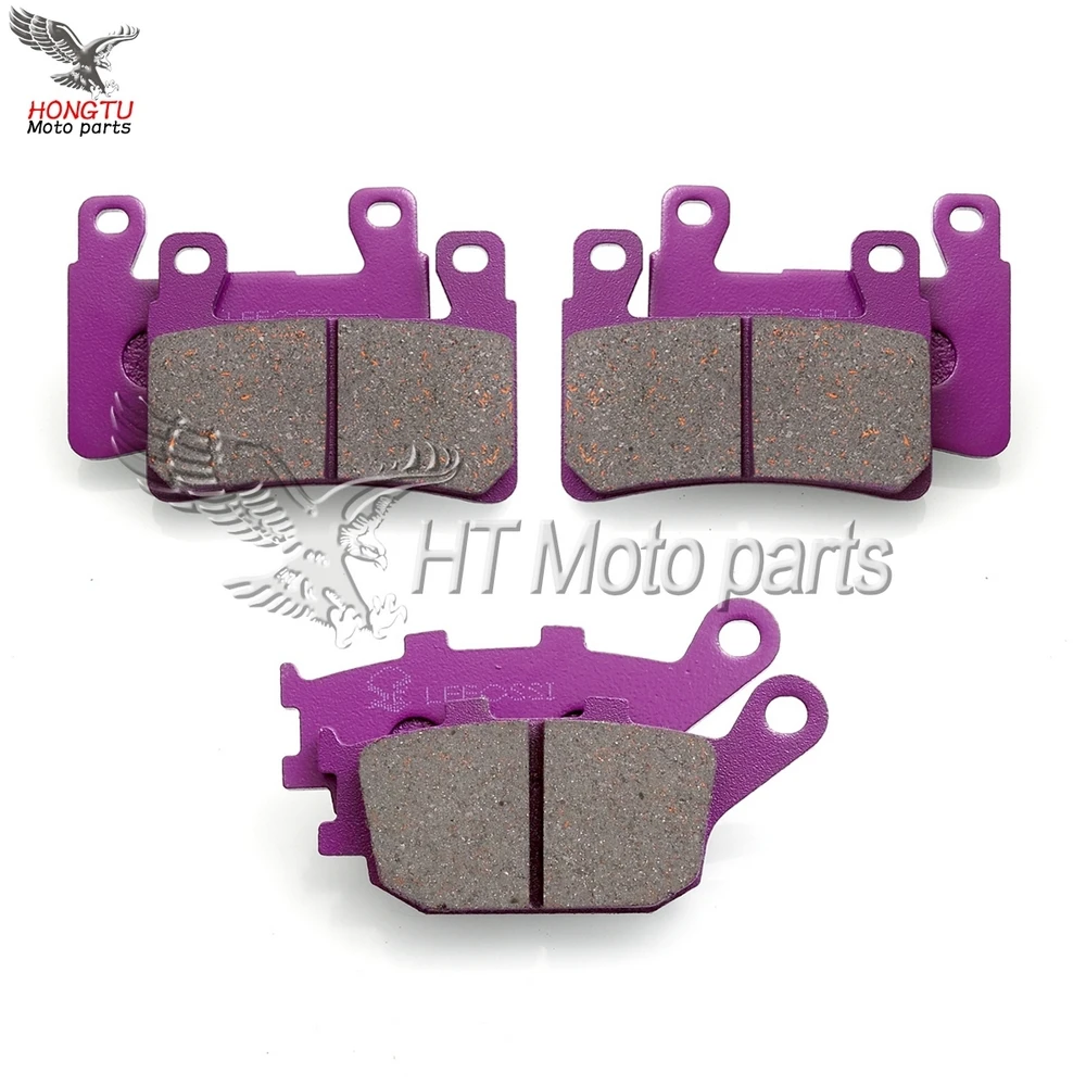 Мотоциклетные углеродное волокно передние/задние тормозные колодки для Honda CB400 SF