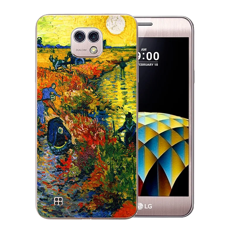 Чехол для LG X Cam мягкий чехол из ТПУ с рисунком Ван Гога K580 K580DS 5 2 дюйма чехлы