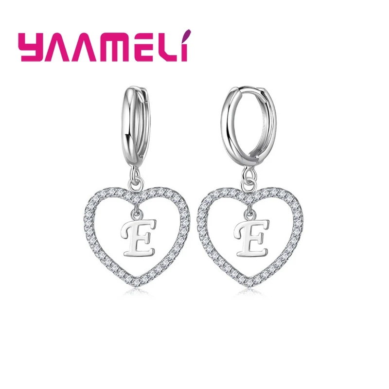 Серьги-подвески женские из серебра A-S пробы с фианитами | Украшения и аксессуары