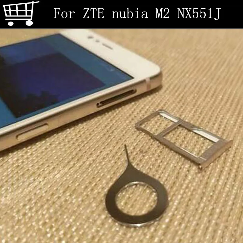 Для ZTE nubia M2 NX551J 5 дюймов новый оригинальный держатель для sim карты лоток Слот M 2