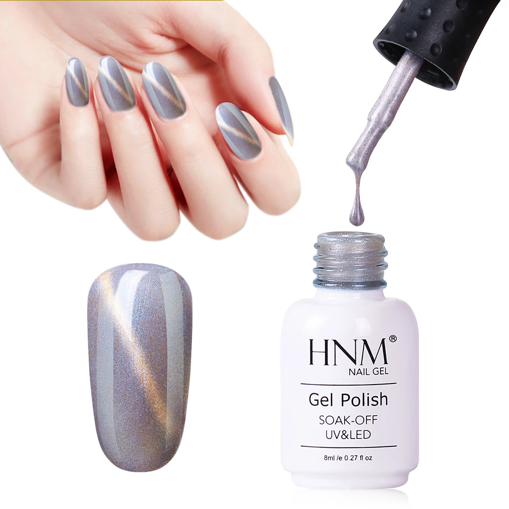 Лак для ногтей HNM 8 мл шелковая краска кошачий глаз лак Гель Vernis a Ongle Nagellak Русалка