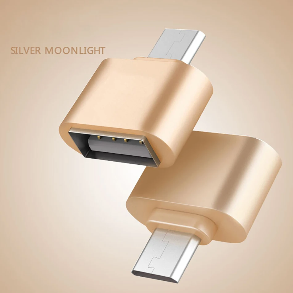 ACCEZZ Мини OTG адаптер Micro USB к USB 2,0 конвертер для Xiaomi huawei Android телефон кабель планшетный ПК флэш-накопитель мышь OTG