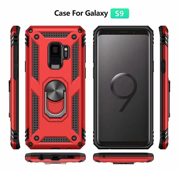 Чехол для Samsung Galaxy S8 S9 Plus роскошный автомобильный Магнитный прочный