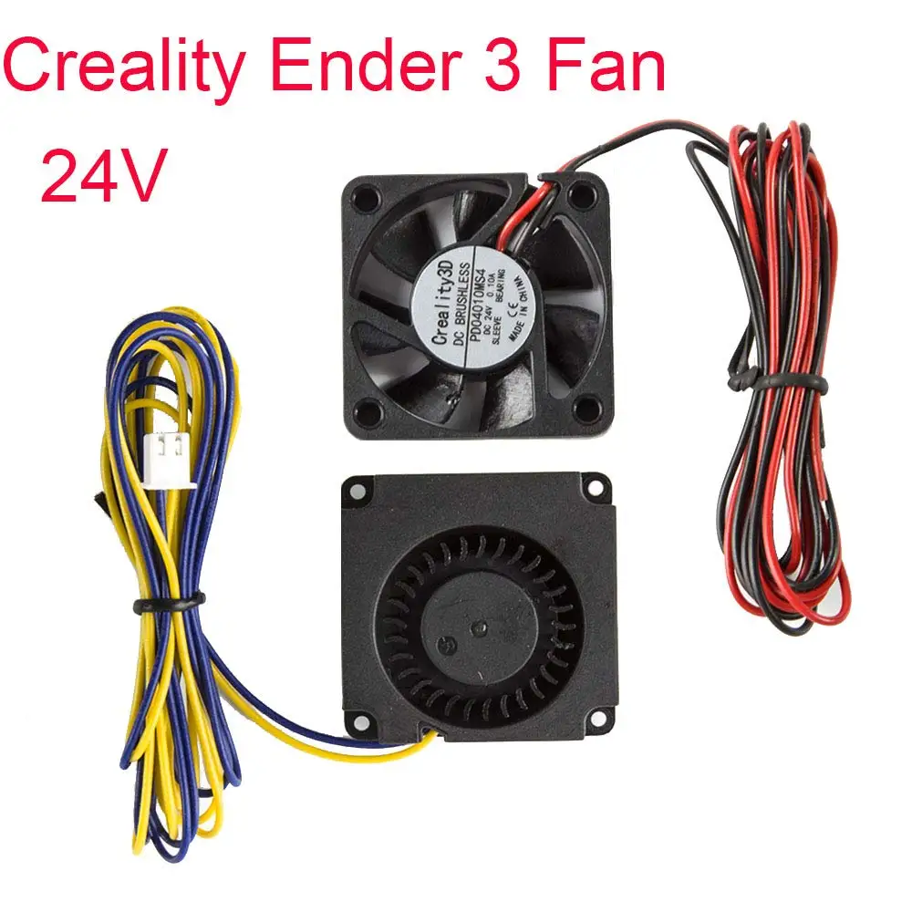 Вентилятор для 3D принтера Creality Ender 3/Ender 3 Pro 4010x40x10 мм 24 В|Детали и аксессуары