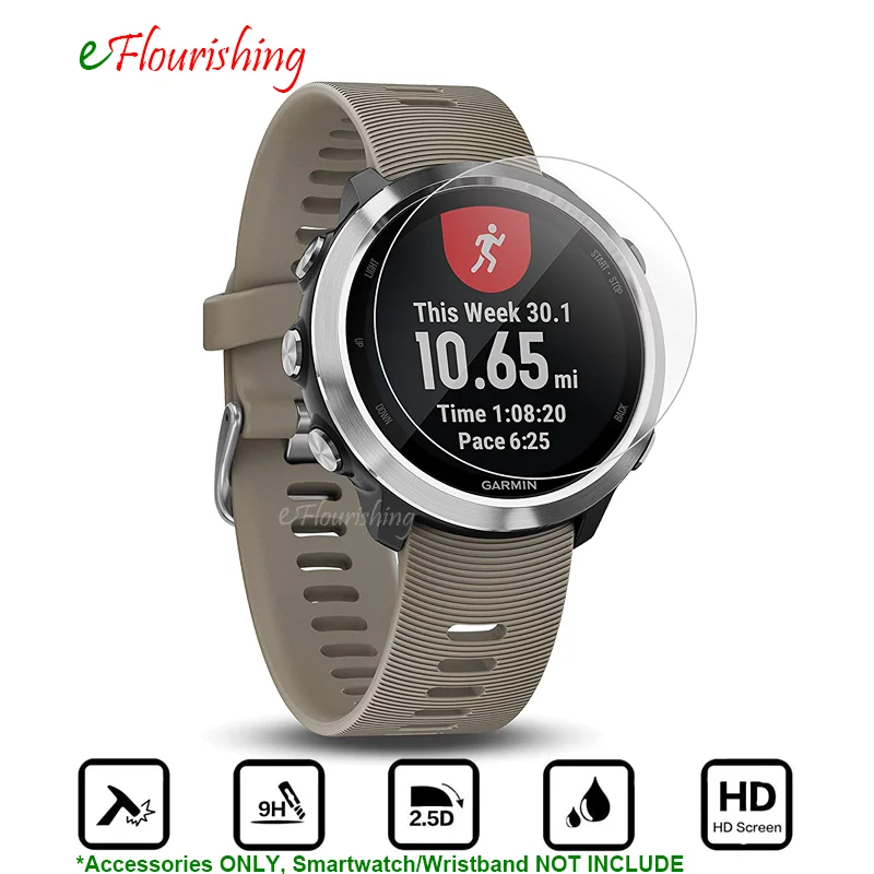 Защитная крышка для экрана из закаленного стекла Garmin Forerunner 645 Music gps Running wrist based HRM