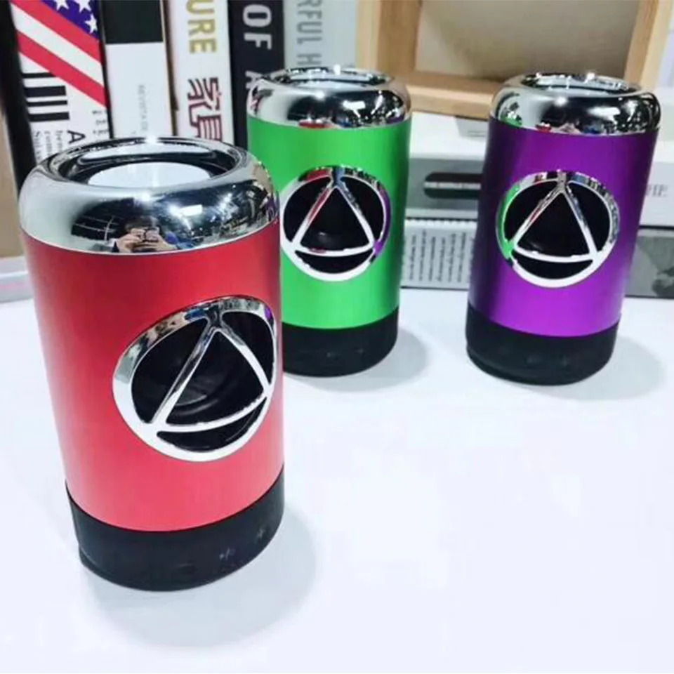 Беспроводной мини Bluetooth динамик Портативный колы банок цилиндр сабвуфер Hifi