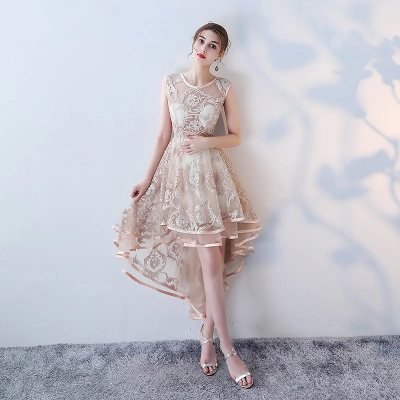 FADISTEE Новое поступление платье для выпускного вечера es Vestido de Festa с круглым вырезом