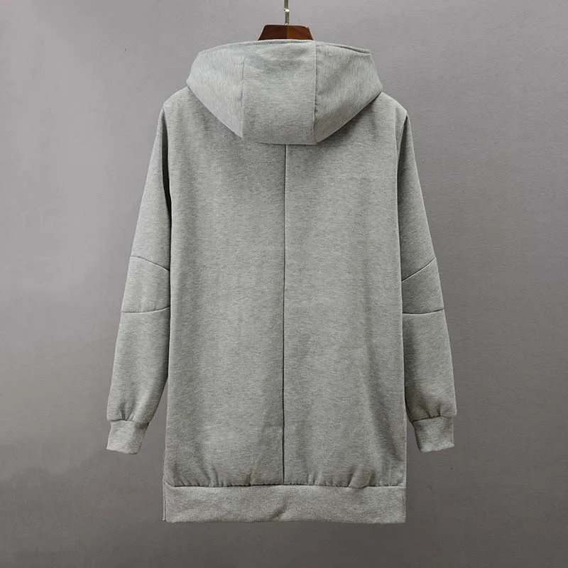 Slanted Zipper Hoodies Men Male Long Sleeve Solid Hooded Pocket Loose Sweatshirt Hoodie Tracksuit Sweat Coat Sportswear 6Q2282 | Мужская