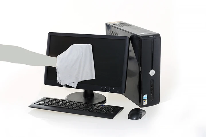 20pcslot 40x40cm large practice size microfiber cleaning cloth lens cleaner for eyeglasses camera screen phone tablet watch free global shipping