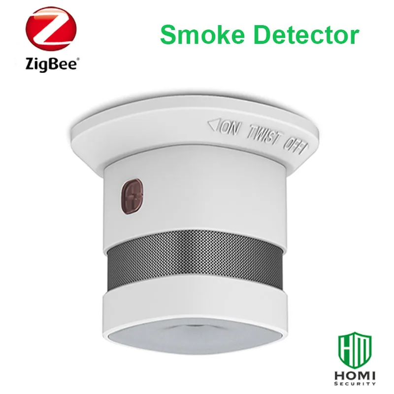 Датчик дыма CE ROHS EN14604 Zigbee беспроводной детектор пожарной сигнализации 85 дБ