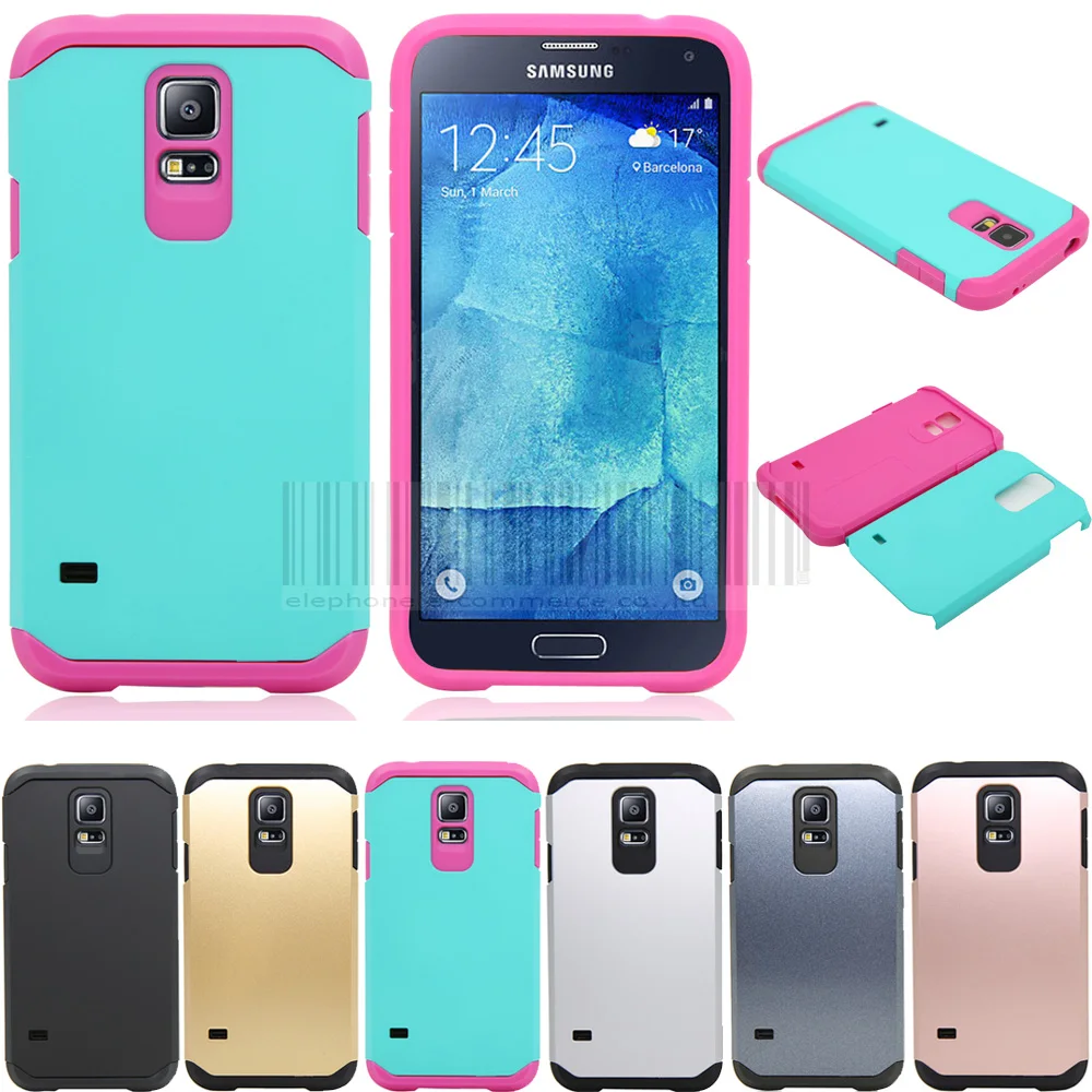 Ударопрочный тонкий гибридный защитный чехол для Samsung Galaxy S5 Neo SM-G903F/S5 G900F I9600 из