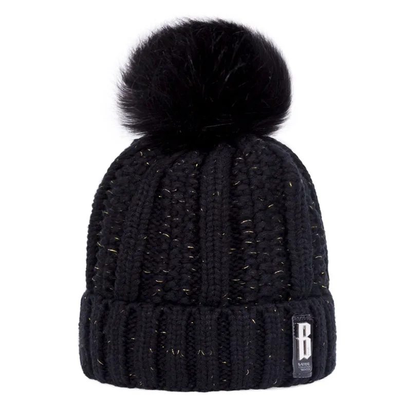 Бренд Nanci si, зимние шапки с помпонами, теплые шапки Skullies Beanies, вязаная шапка, шапка для женщин и девушек, повседневная двухслойная шапка Gorros