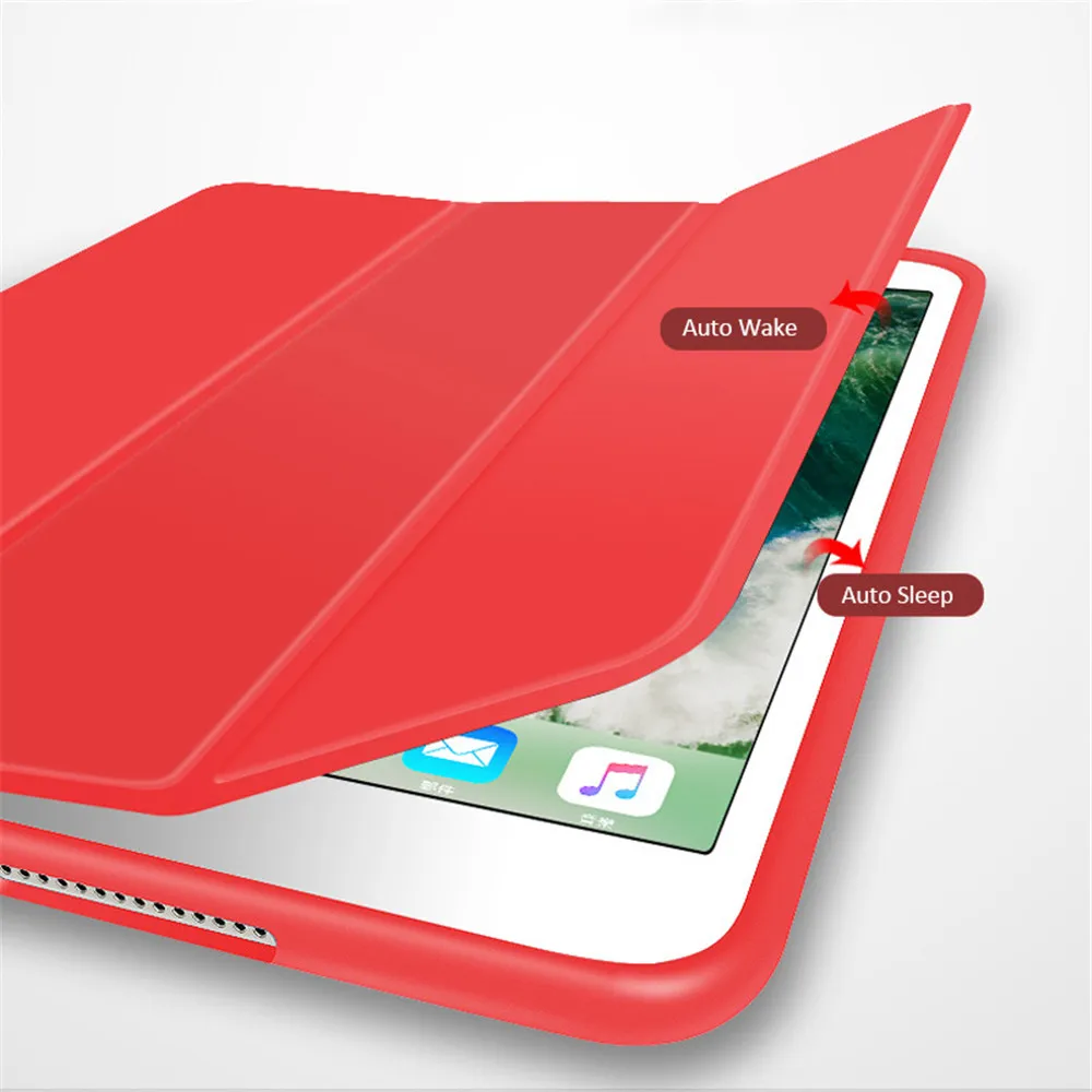 Чехол для iPad 9 7 2017 2018 AIYOPEEN умный чехол-подставка из искусственной кожи чехол A1822