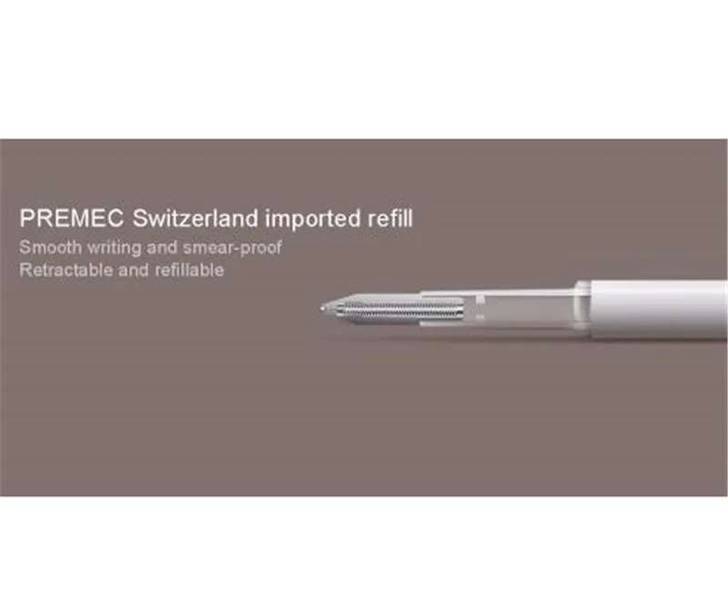 2020 Xiaomi Mijia Sign Pen MI 9 5 мм авторучка PREMEC Smooth Switzerland Refill MiKuni Japan Ink (черный/синий) лучший