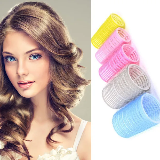 6 шт/1 набор мягкий большой салон бигуди парикмахерский инструмент|hair curler roller