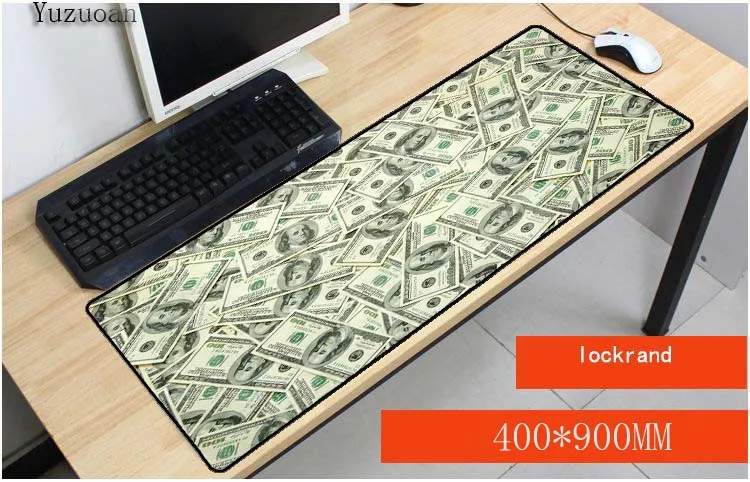Yuzuoan USD валютный доллар высокая скорость Блокировка края резиновая коврик для