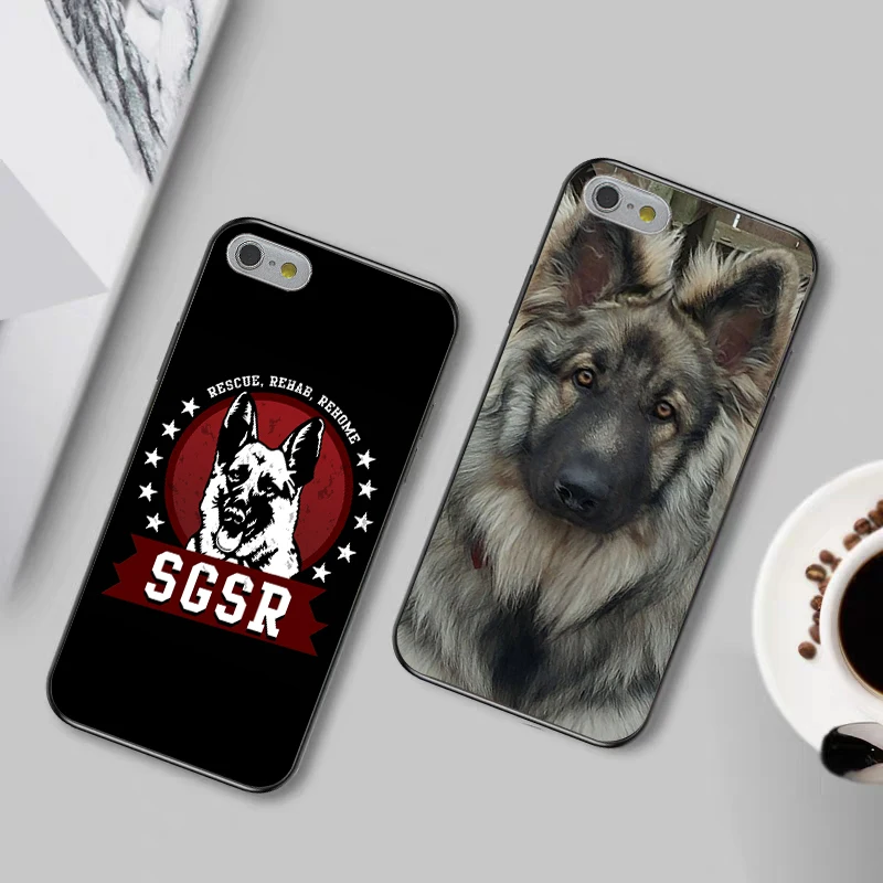Высококачественный силиконовый чехол с немецкой овчаркой для iPhone 5 5S 6 6S Plus 7 8 11 Pro X XS Max XR