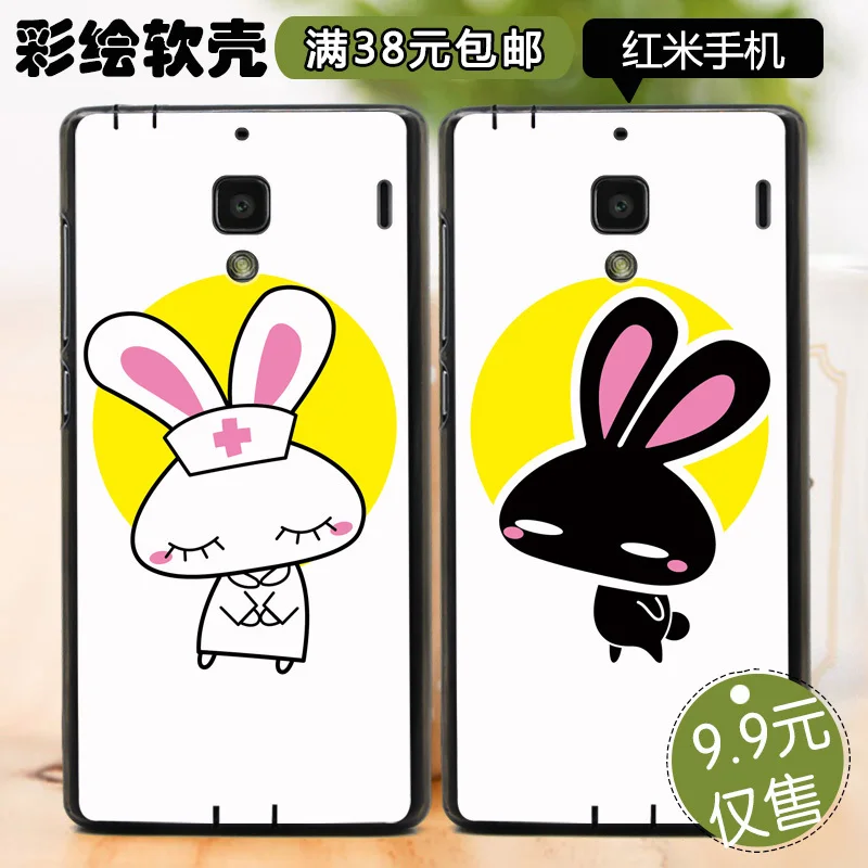 Ручная роспись чехол для Xiaomi редми красный рис мягкая оболочка силиконовый