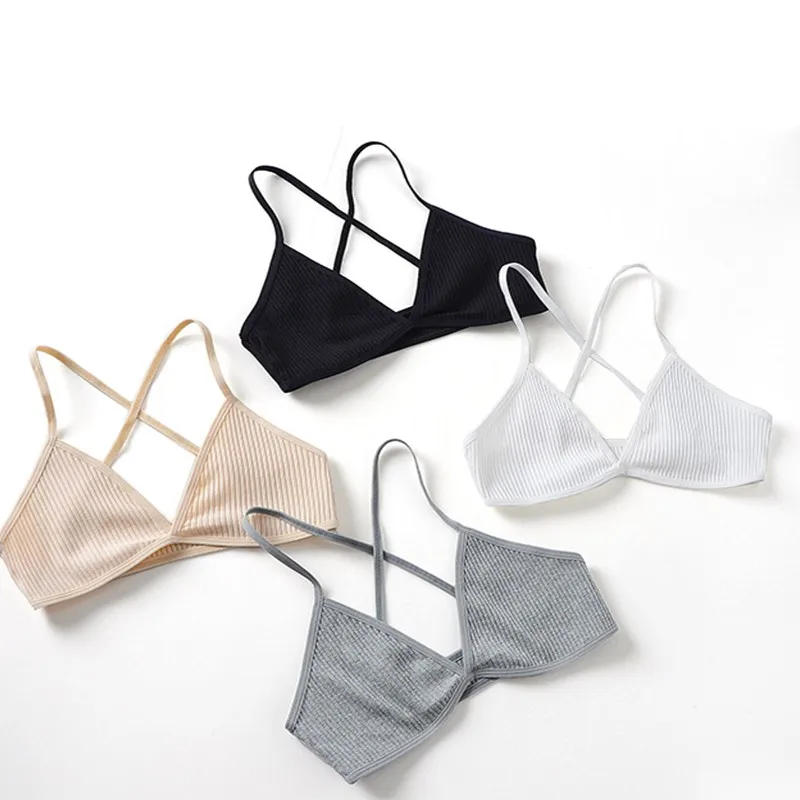 

BORRUICE Ultra thin Bralette Wire Free Seamless Push up Bras For Women Solid Sexy Lingerie Underwear Beautiful Back Women Bra