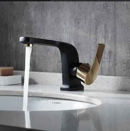 Высококачественный кран для раковины латунный уникальный дизайн ванной комнаты