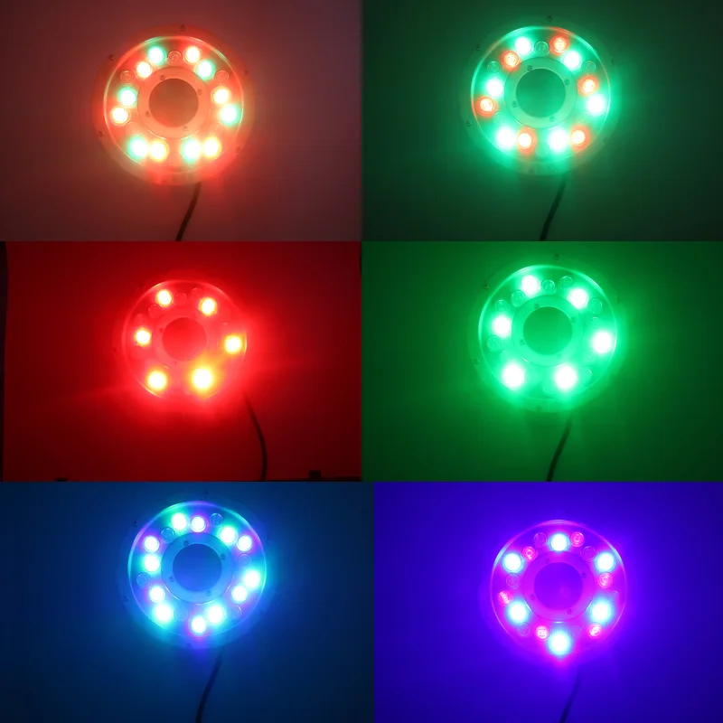 Бассейн освещение 18 Вт RGB светодиодный подводный светильник фонтан Пруд