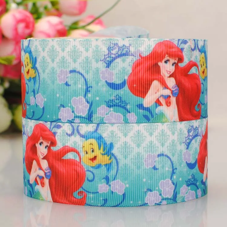 1/2 " 38mm many Princess cartoon ribbon printed grosgrain tape DIY haibows Free shipping | Дом и сад
