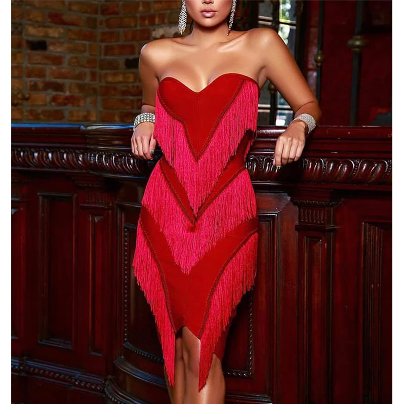 Летнее желтое платье эластичность бахрома открытая спина bodycon Сексуальная одежда elbise sukienki vestidos de festa платья женские вечерние ночные