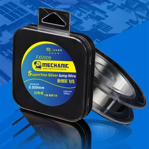 Серебряный скакающий провод 0,009 мм, соединительный провод для печатной платы, провод для пайки, техническое обслуживание отпечатков пальцев, внешняя строка, инструменты для ремонта компьютера