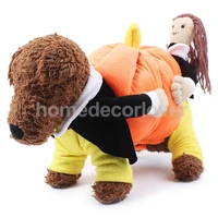 pet dog cat warm clothes fancy pumpkin costume puppy apparel coat jacket
