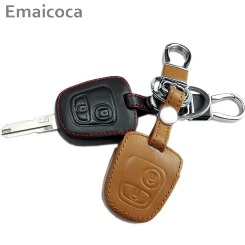 Чехол для автомобильных ключей Emaicoca чехол Peugeot 206 207 208 301 307 308 407 408 508 2008 3008 4008/для