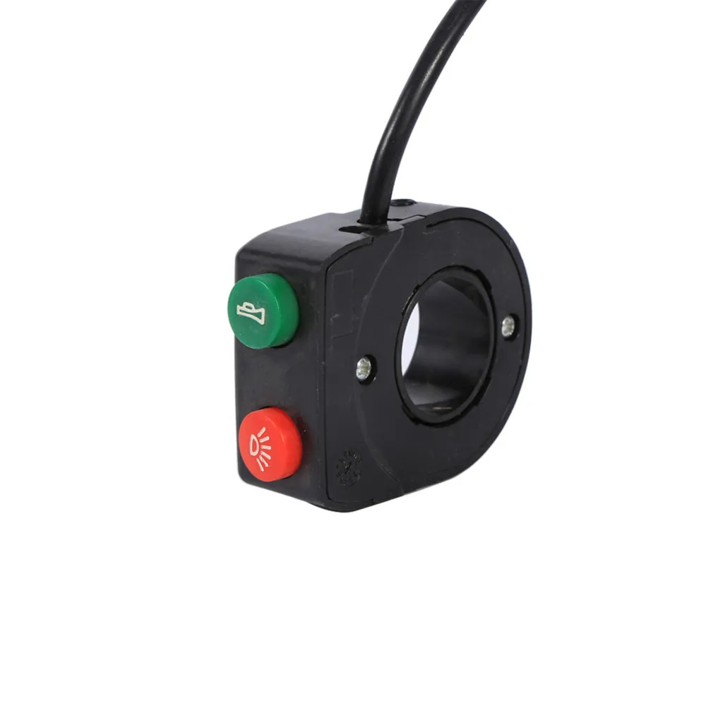 12 V рожок головной свет черный ВКЛ-ВЫКЛ рычаг управления мотоциклом для мотоцикла скутера