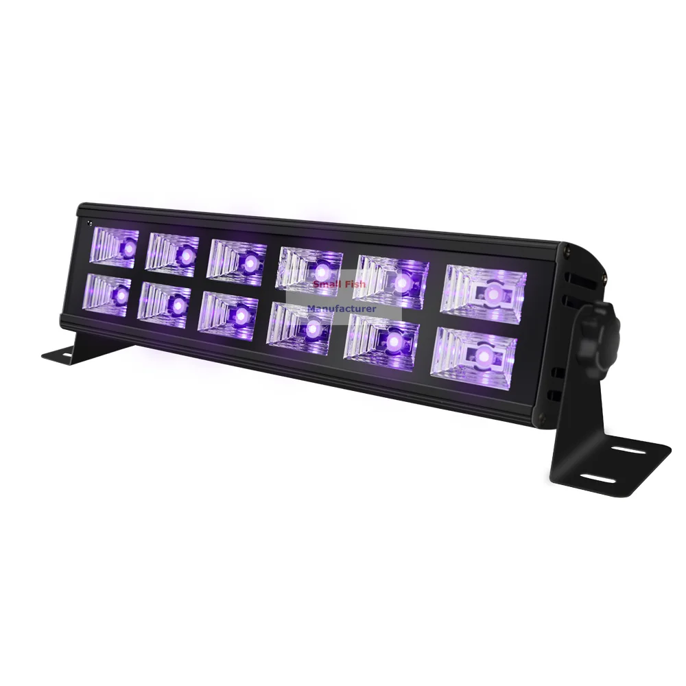 10 шт. в упаковке светодиодный настенный светильник 12X3W фиолетовые огни