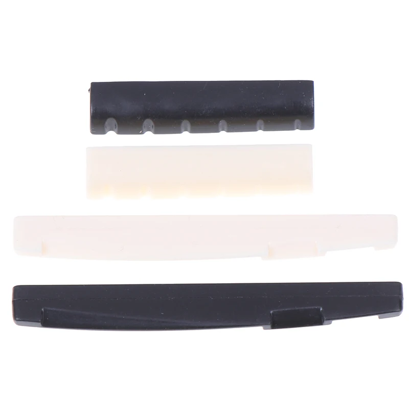 Кость буйвола гитара мост Гайка Седло для 6 строка Классическая белый