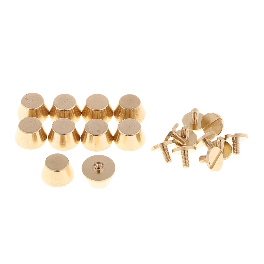 

10Pcs Iron Leathercraft Rivet Stud Scew For Leather Belt Bag Hat Accessories