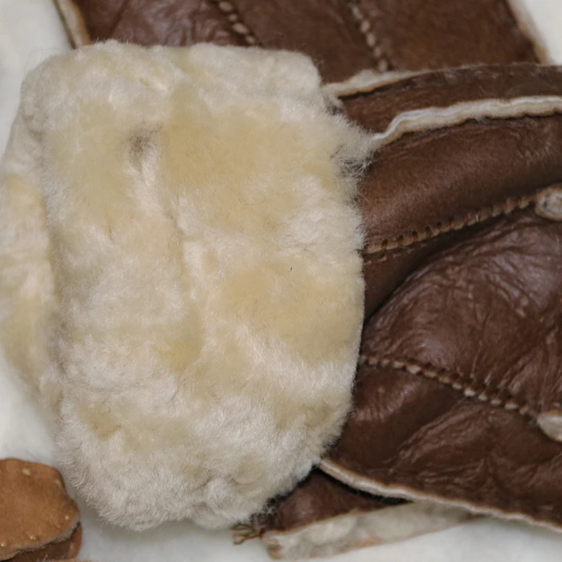 Женские перчатки из натуральной кожи теплые зимние варежки горячая Распродажа