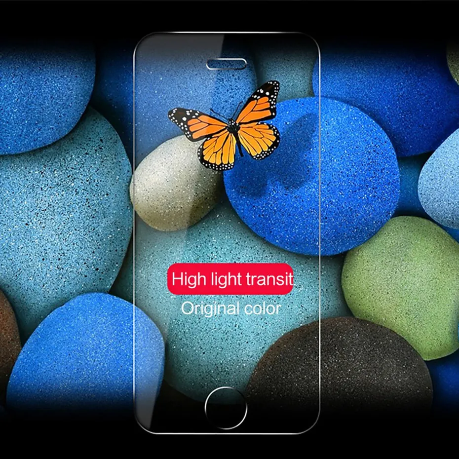 Ультратонкое закаленное стекло 9H для iphone 5s se 5c 5 8 7 6s X XS XR Защитное экрана apple