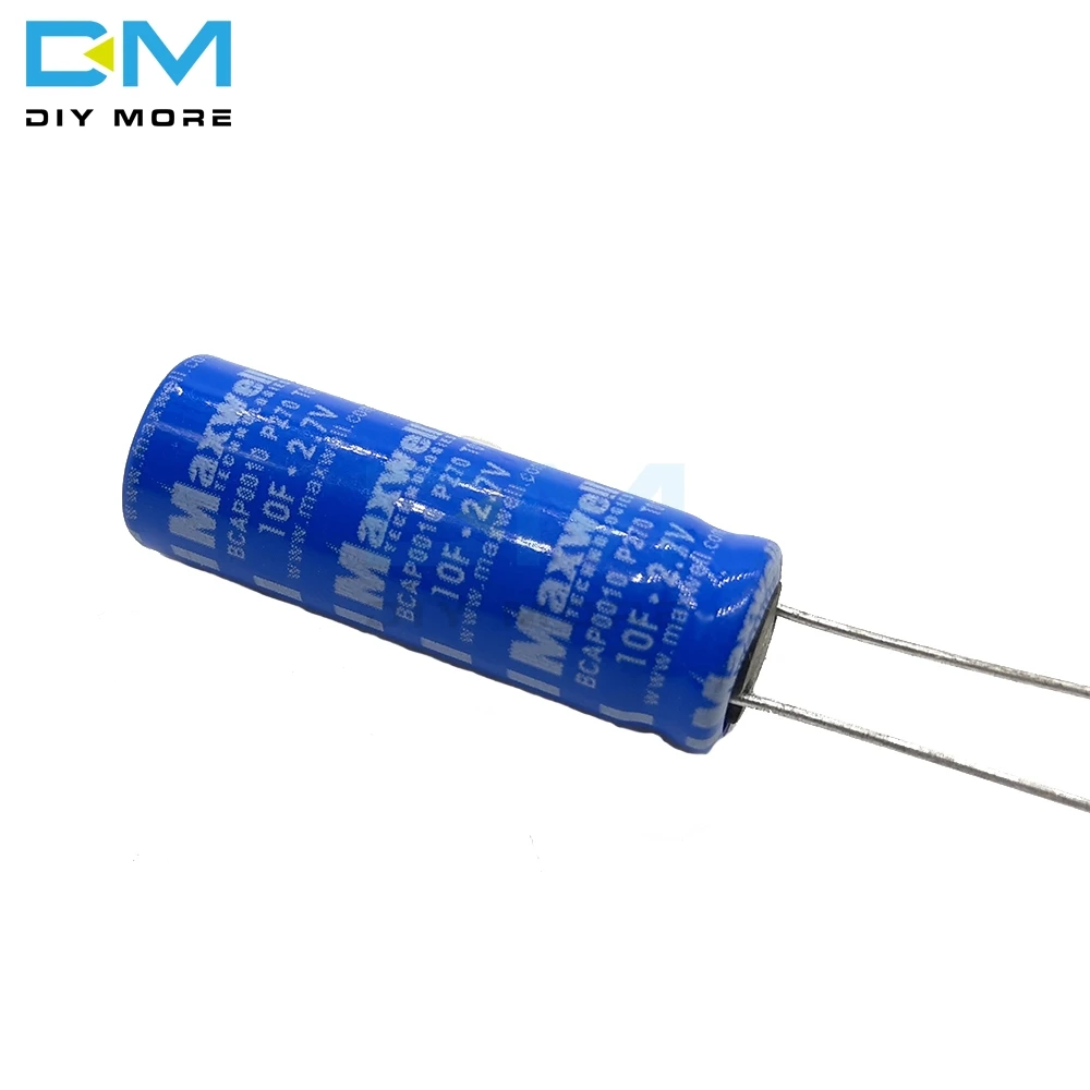 Diymore 2,7 V 10F цилиндрический ультра супер фарад конденсатор высокой мощности Supercap