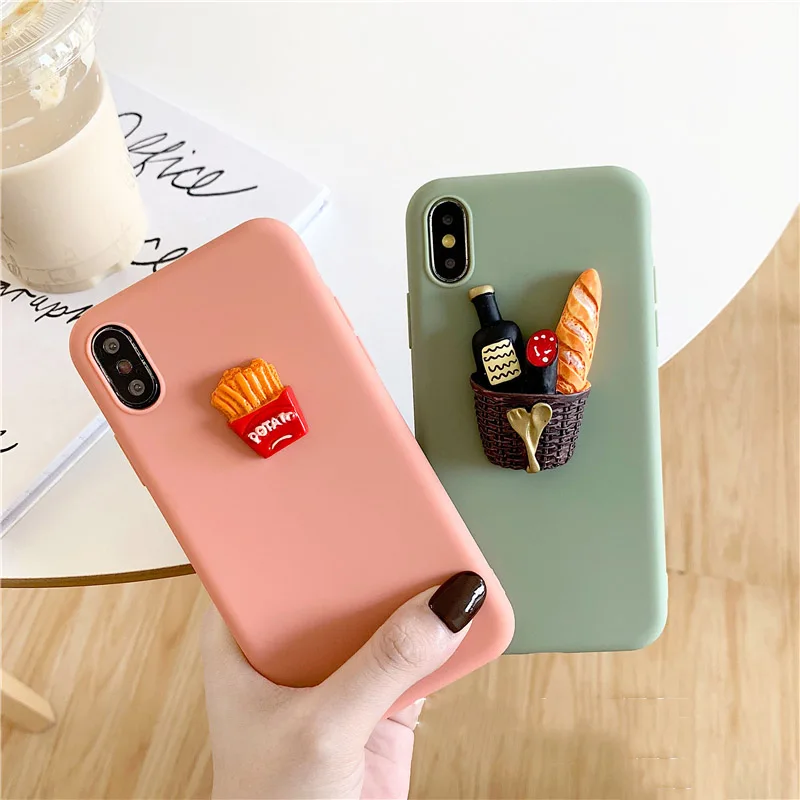 GlamPhoneCase трехмерный чехол для iPhone X XS Max XR Мягкий силиконовый 7 8 6 6s Plus |