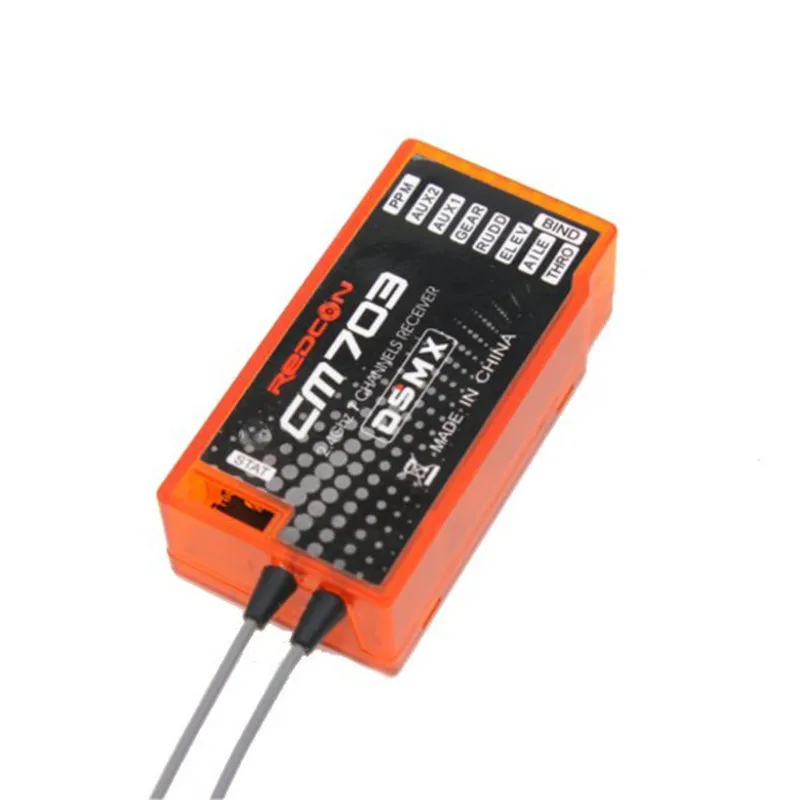 1 шт. REDCON CM703 2 4G 7CH совместимый приемник с PPM выходом для Rc самолета DIY аксессуары