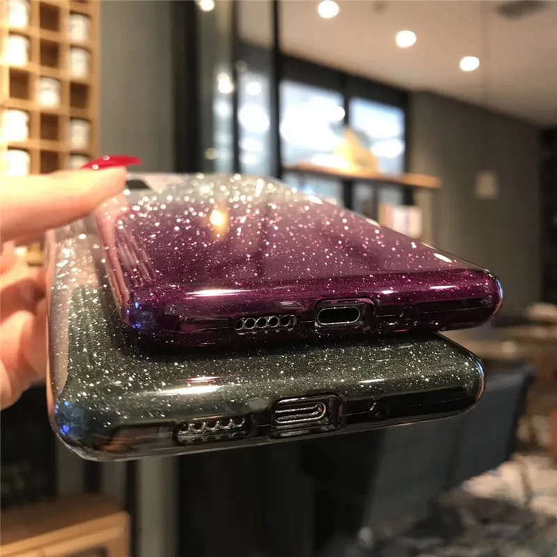 Чехол для телефона Meachy Gradient Bling Для Huawei P30 Lite P20 Pro мягкий модный чехол Mate 20 |